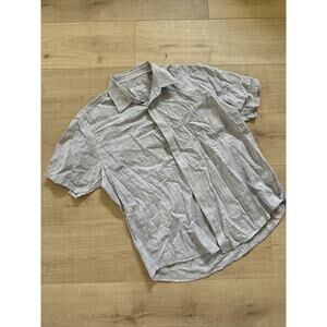 James Campbell Grey Button Up Size XL